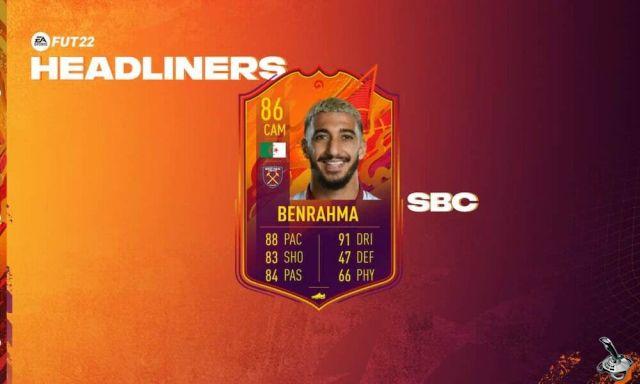 FIFA 22: How to Complete Headliners Saïd Benrahma SBC - Requirements and Solutions
